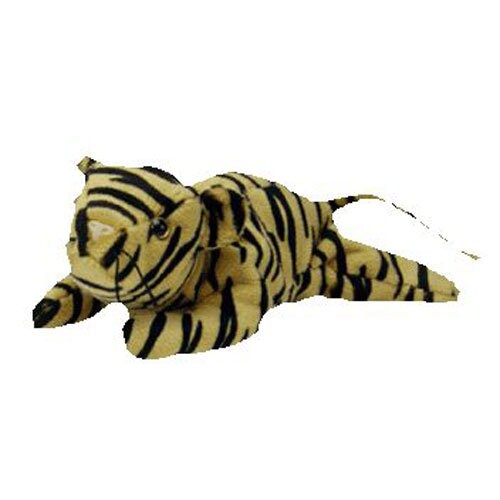 STRIPES the Tiger Ty Beanie Baby Retired Beanbag Plush - New with Tags Vintage 1990s