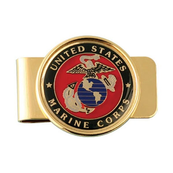 US Marine Corps Money Clip - United States Marines Globe Anchor Money Clip Craft Supply