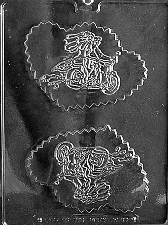 BIKER WEDDING Pour Box Chocolate Candy Mold Craft Supply