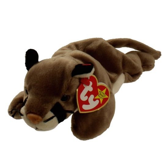 CANYON the Cougar Ty Beanie Baby Retired Beanbag Plush - New with Tags Vintage 1990s