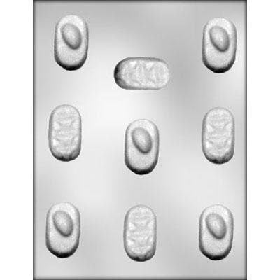 Oval Candy Pieces Chocolate Candy Mold -- Soap Craft Supply-