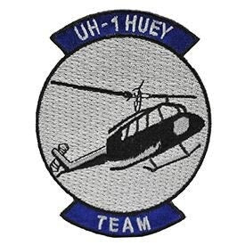 UH-1 HUEY Team Embroidered Patch Applique - U.S. Army Helicopter United States Military Craft Supply