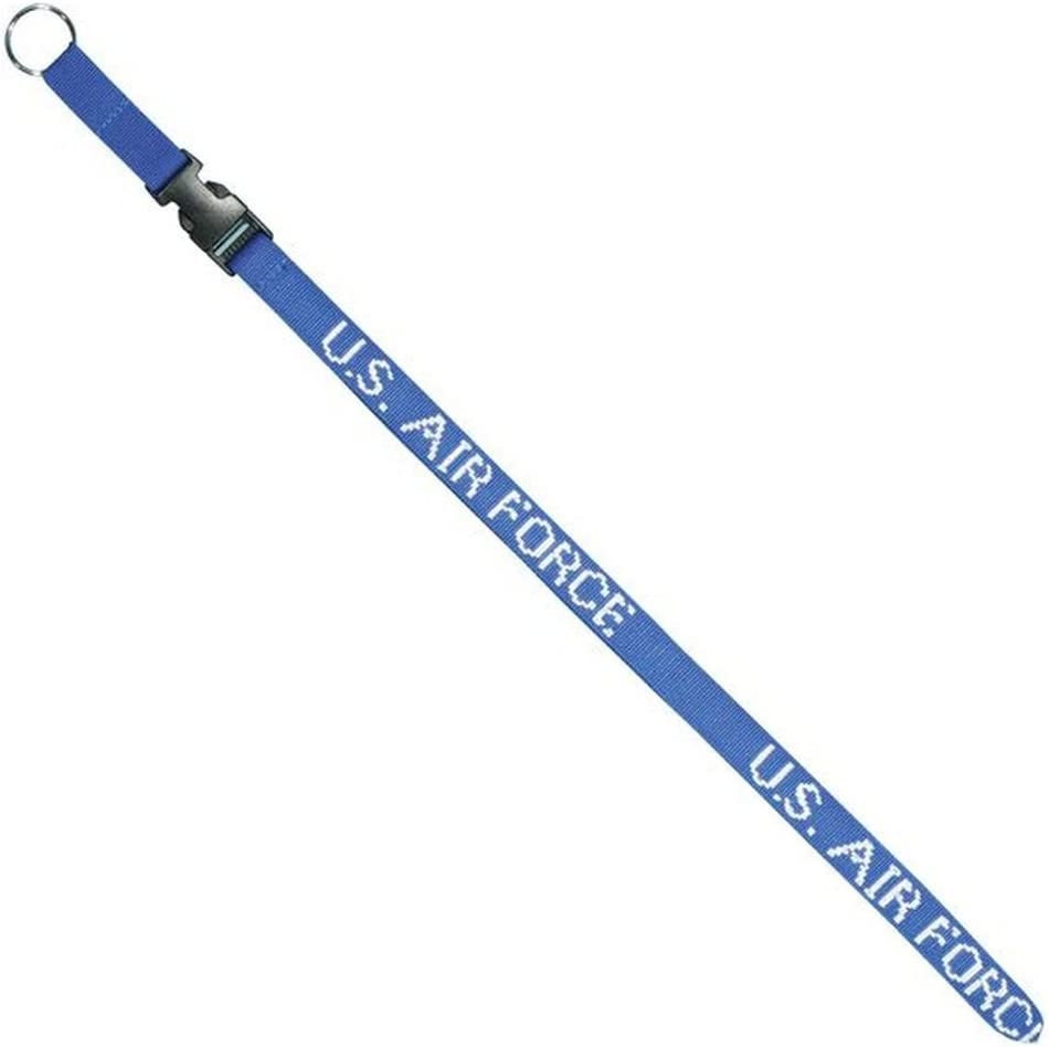 United States Air Force Lanyard W/detachable Buckle - USAF U.S. Air Force Keychain Lanyard Keyring Keyfob Craft Supply