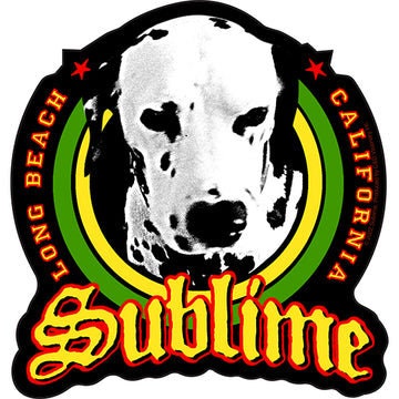 SUBLIME Lou dog Band Sticker Decal - Rock Band Craft Supply