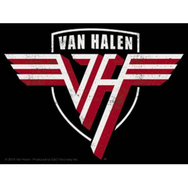 VAN HALEN Shield Logo Sticker Decal - Rock Band Vinyl Decal Sticker Craft Supply