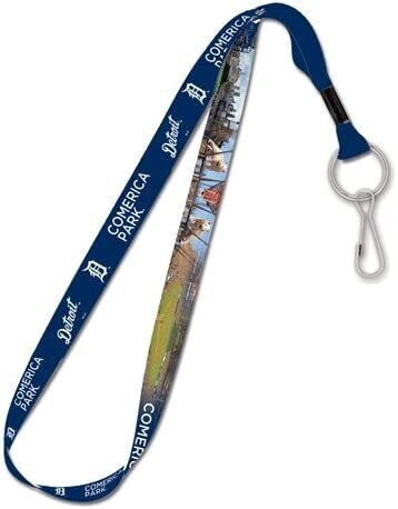 Wincraft DETROIT TIGERS Comerica Park Lanyard - Stadium Special Edition Baseball Keychain Key Holder Craft Supply