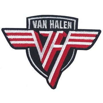 VAN HALEN Shield Logo Patch - Embroidered Rock Band Patch Applique Craft Supply