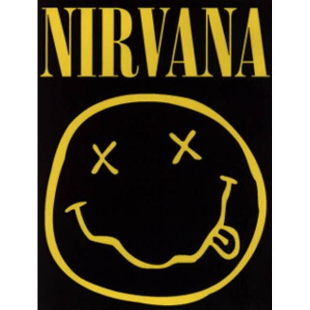 NIRVANA Square Smiley Logo Sticker Decal - Rock Band Vinyl Decal Sticker Craft Supply
