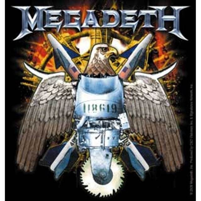 MEGADETH Eagle Sticker Decal - American Thrash Metal Band Vinyl Decal Sticker Craft Supply