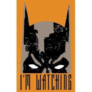 BATMAN Mad I'm Watching Sticker Decal - DC Comics Vinyl Decal Sticker Craft Supply