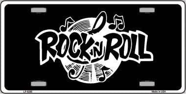 ROCK N ROLL Metal License Plate Sign Novelty Vanity Craft Supply