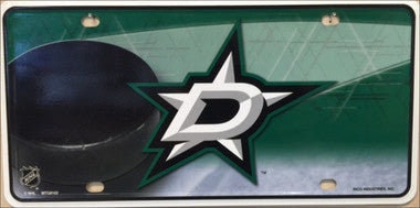 DALLAS STARS Metal License Plate Sign Novelty Vanity Craft Supply