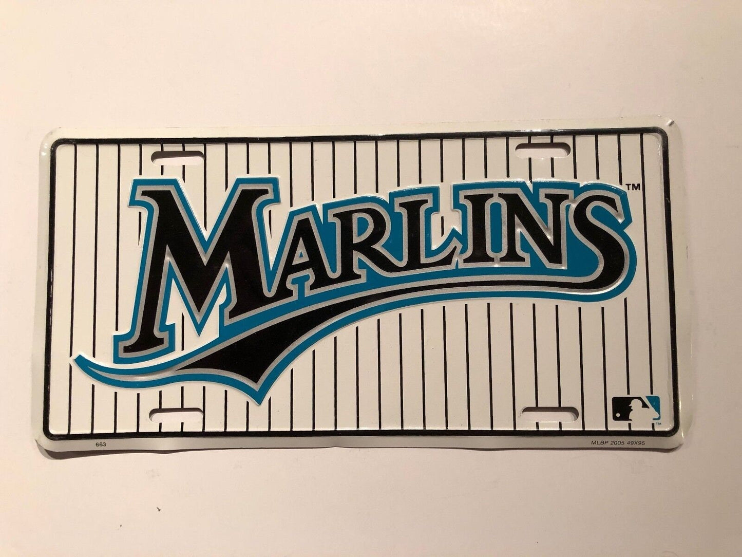 FLORIDA MARLINS Metal License Plate Sign Novelty Vanity Craft Supply