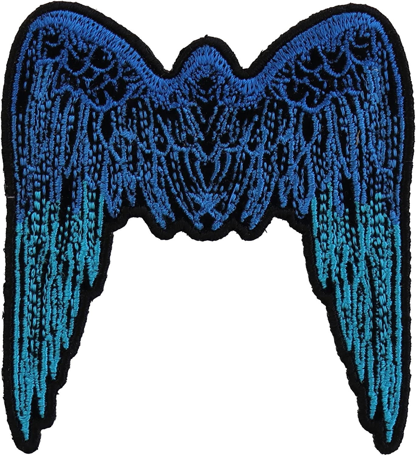 Blue Angel Wings Small Patch - 2.75x3 – Motorcycle Embroidered Patch Appliqué Craft Supply