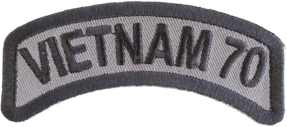 Vietnam 1970 Patch - 3.5x1.5 inch – Military Vet Embroidered Patch Appliqué Craft Supply