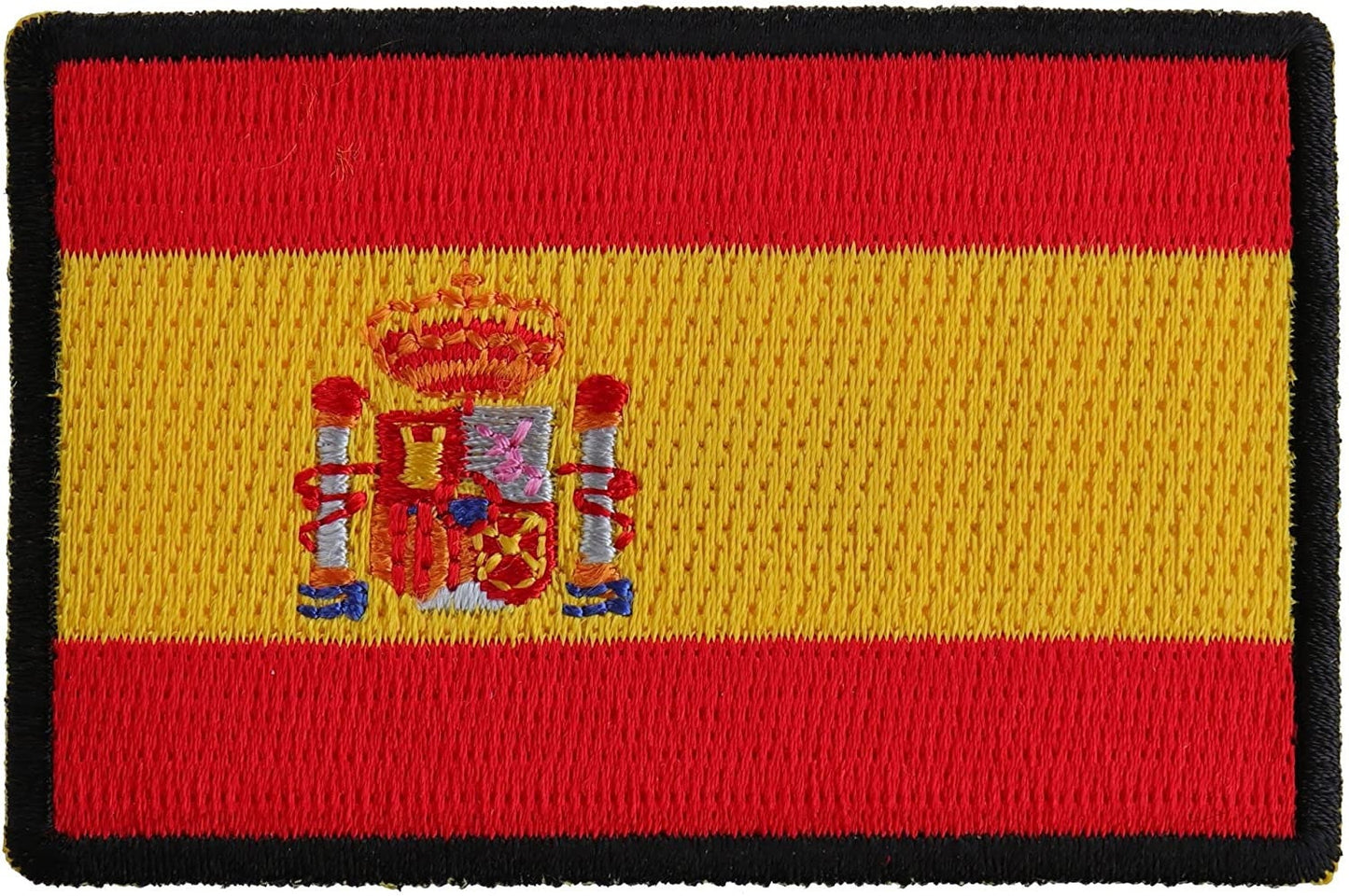 Spanish Flag Patch Spain - 3x2 inch – Motorcycle Embroidered Patch Appliqué Craft Supply