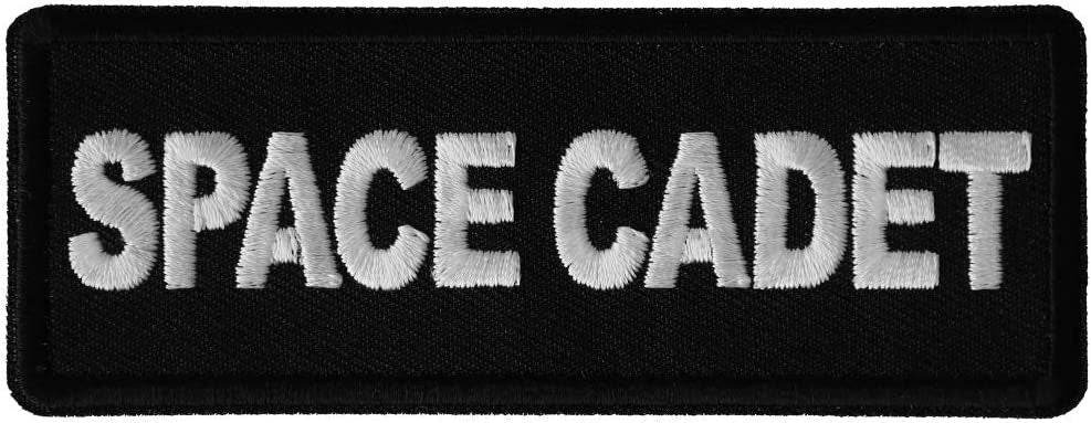 Space Cadet Patch - 4x1.5 inch - Motorcycle Embroidered Patch Appliqué Craft Supply