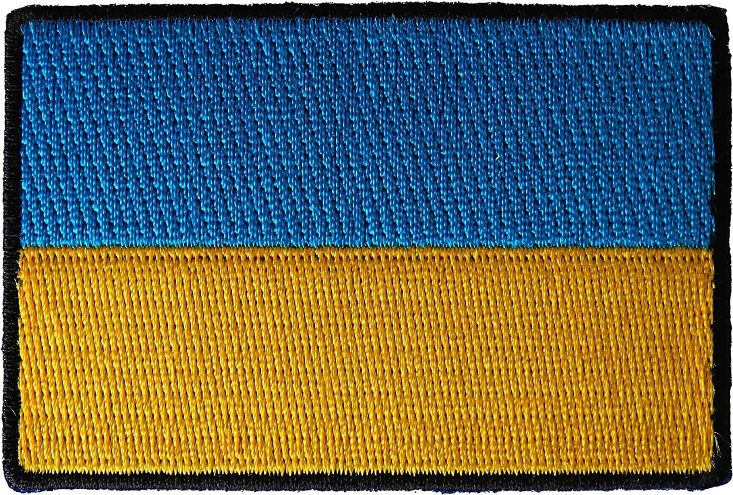 Ukraine Flag Patch Ukrainian - 3x2 inch - Motorcycle Embroidered Patch Appliqué Craft Supply