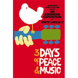 WOODSTOCK Bird 3 Days of Peace and Music Magnet - 2.5x3.5 Inch - Magnet for Refrigerators and Lockers - Rock Band Craft Supply