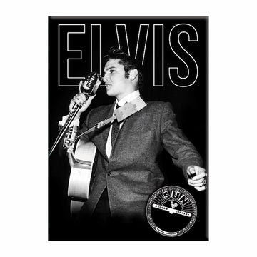 ELVIS PRESLEY Solo Live Magnet - 2.5x3.5 Inch - Magnet for Refrigerators and Lockers - Elvis Legendary American Singer Actor The King