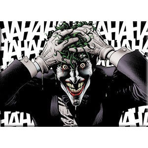 THE JOKER Haha Magnet - 2.5x3.5 Inch - Magnet for Refrigerators and Lockers - Batman DC Comics Animated