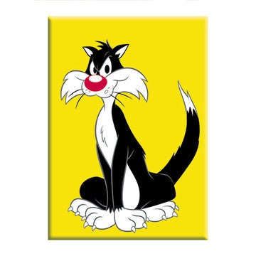 SYLVESTER CAT Looney Tunes Magnet - 2.5x3.5 Inch - Looney Tunes Sylvester Cat Cartoon Classic Magnet for Refrigerators and Lockers
