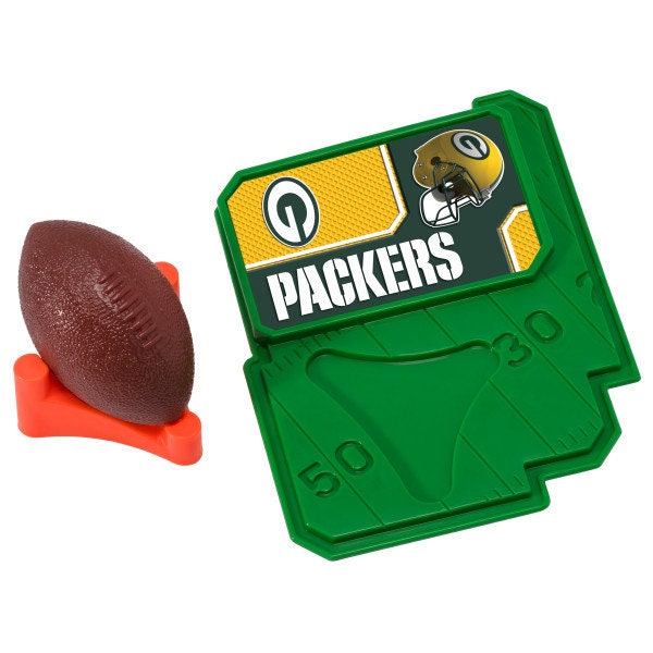 GREEN BAY PACKERS Cake Topper Nfl Football Tee Field - Green Bay Packers Football Cake Decoration Topper Decoset Birthday Craft Supply