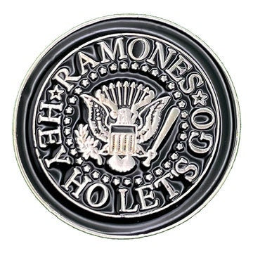 RAMONES Hey Ho! Lapel Pin - 1.25 Inch - Joey Ramone Johnny Song American Punk Rock Band Craft Supply