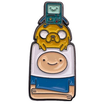 ADVENTURE TIME Finn Jake BMO Lapel Pin - 1.5 Inch - Cartoon Network Adventure Time Marceline Ice King Craft Supply