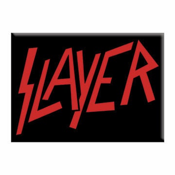 SLAYER Logo Magnet - 2.5x3.5 Inch - Magnet for Refrigerators and Lockers - Rock Band Craft Supply