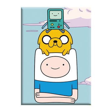 ADVENTURE TIME Finn & Jake BM0 Magnet - 2.5x3.5 Inch - Magnet for Refrigerators and Lockers - Cartoon Network Animation Anime Series