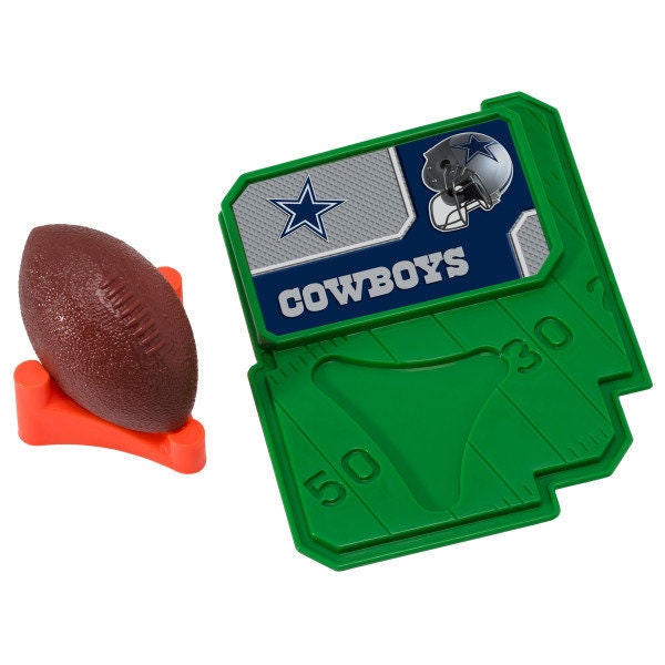 DALLAS COWBOYS Cake Topper NFL Football Tee Field - Dallas Cowboys Football Cake Decoration Topper Decoset Birthday Craft Supply