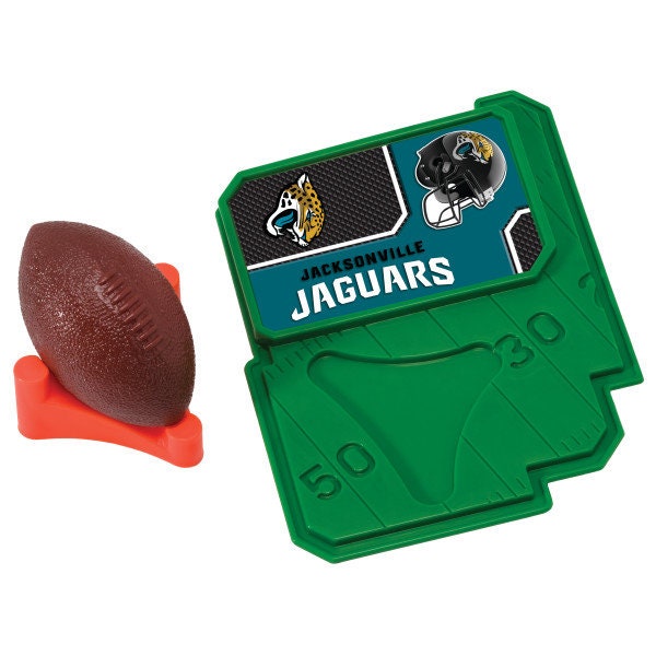 JACKSONVILLE JAGUARS Cake Topper NFL Football Tee Field - Jacksonville Jaguars Football Cake Decoration Topper Decoset Birthday Craft Supply