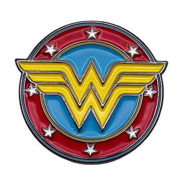 WONDER WOMAN Logo Lapel Pin - 1.25 Inch - Classic Logo Show Movie Series DC Comics Craft Supply