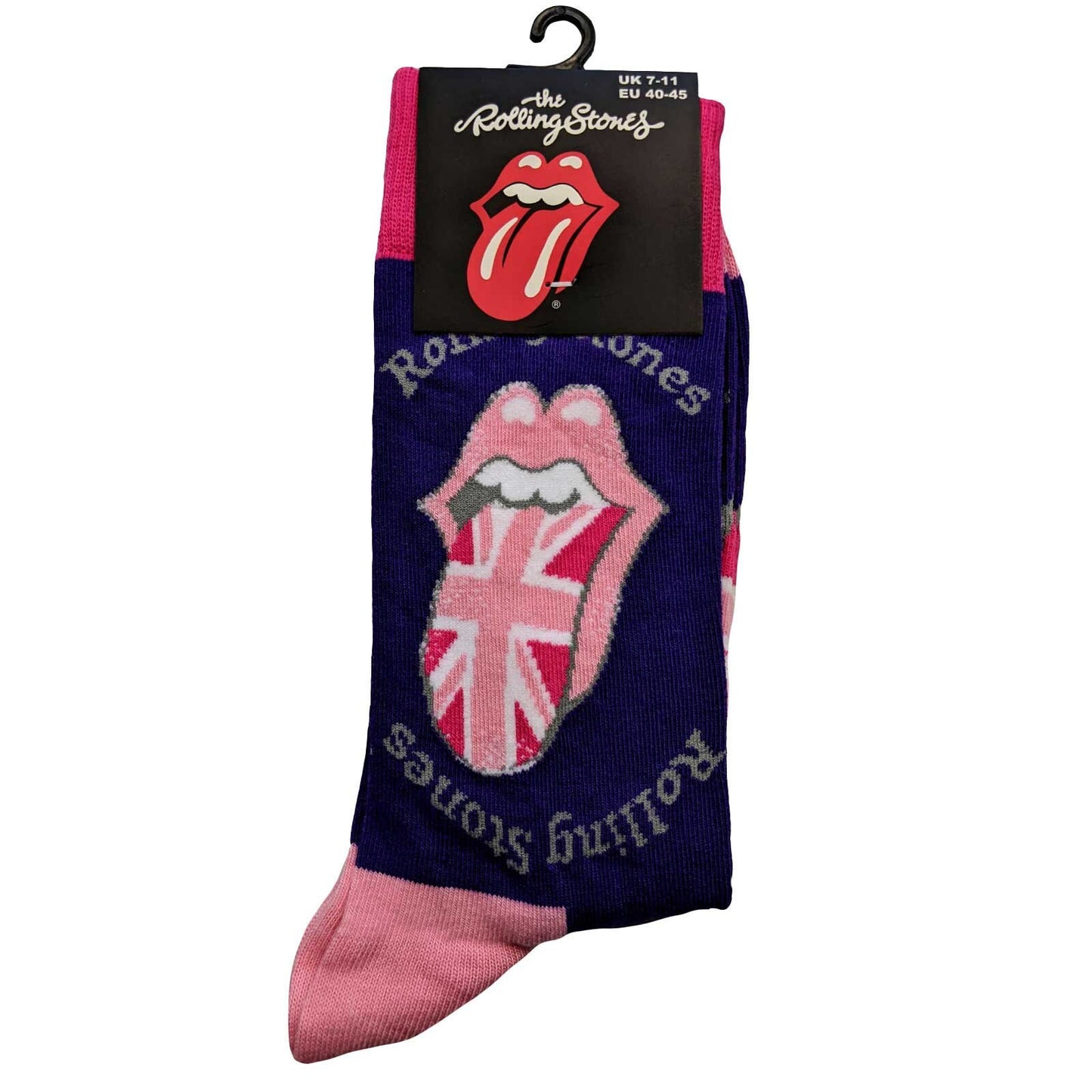 THE ROLLING STONES Socks - Rolling Stones England Tongue Unisex Ankle Socks - Men's Adult 8-12 - Officially Licensed Craft Costume Supply