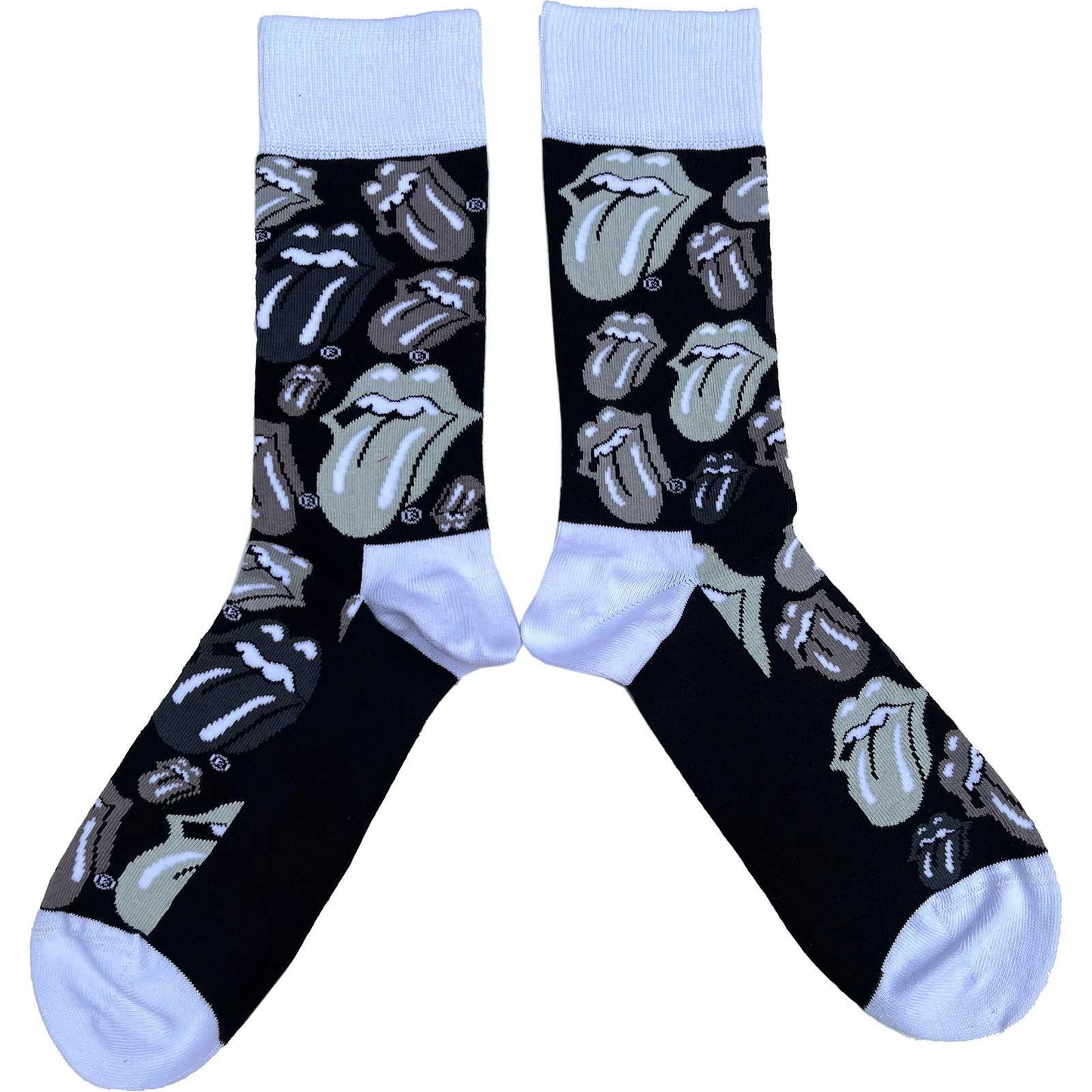 THE ROLLING STONES Socks - Rolling Stones Blue Tongue Unisex Ankle Socks - Men's Adult 8-12 - Officially Licensed Craft Costume Supply