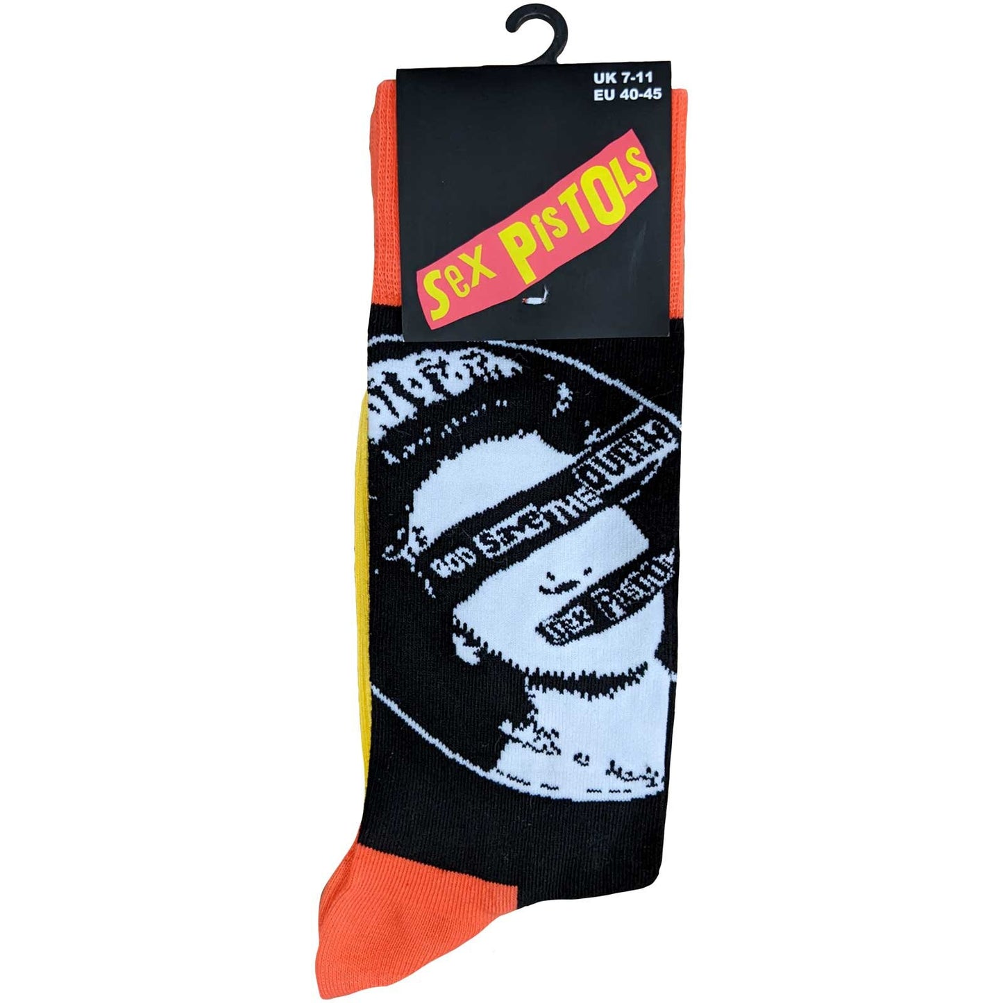 SEX PISTOLS Socks - The Sex Pistols God Save The Queen Unisex Ankle Socks - Men's Adult 8-12 - Officially Licensed Craft Costume Supply