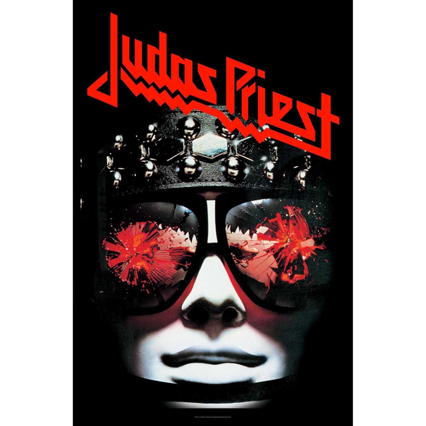 JUDAS PRIEST Textile Poster Flag - Approx 41x28 Inch - Judas Priest Hell Bent For Leather Textile Fabric Poster - Officially Licensed