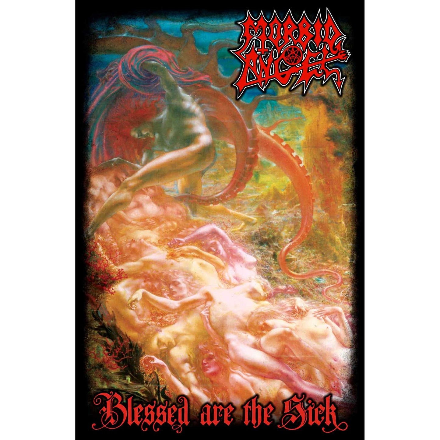 MORBID ANGEL Textile Poster Flag - Approx 41x28 Inch - Morbid Angel Blessed Are The Sick Textile Fabric Poster - Officially Licensed