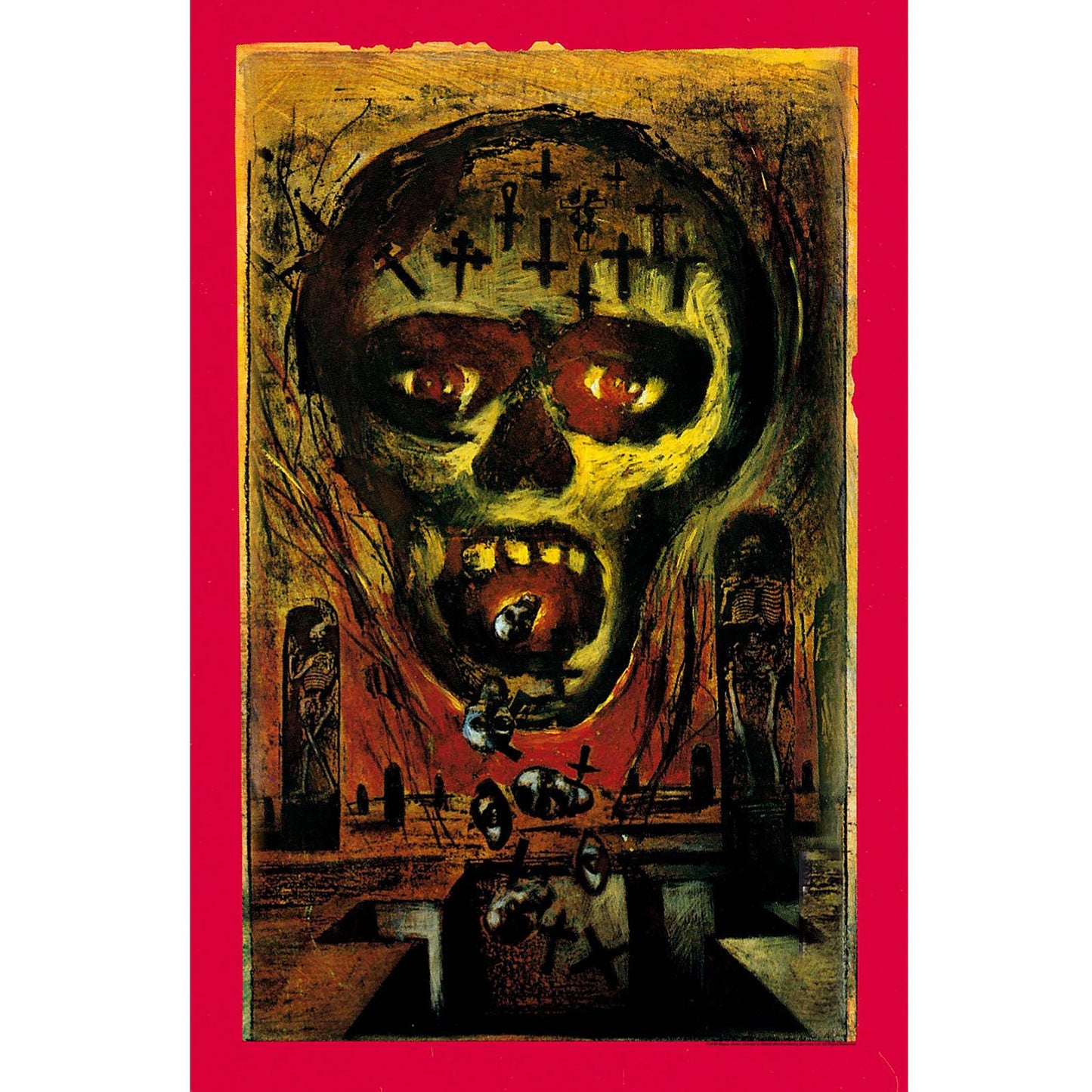 SLAYER Textile Poster Flag - Approx 41x28 Inch - Slayer Seasons in the Abyss Textile Fabric Poster - Officially Licensed
