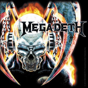 MEGADETH Metal Skull Sticker Decal - 4.5x4.5 Inch - American Thrash Metal Band Vinyl Decal Sticker Craft Supply