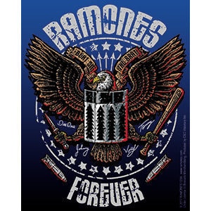 RAMONES Beat Forever Sticker Decal - 4x5 Inch - Joey Ramone Johnny American Punk Rock Band Vinyl Decal Sticker Craft Supply