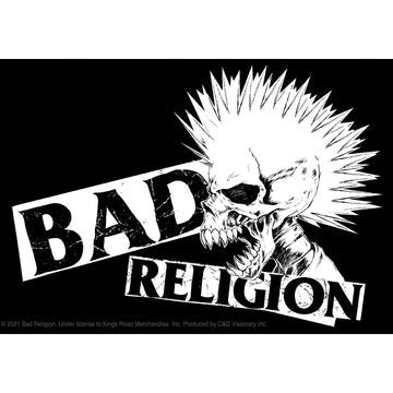 BAD RELIGION Mohawk Sticker Decal - 5x3.5 Inch - American Punk Rock Band Vinyl Decal Sticker Craft Supply