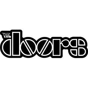THE DOORS Band Logo Sticker Decal - 6x2 Inch - Jim Morrison American Rock Band Tour Vinyl Decal Sticker Craft Supply