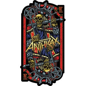 ANTHRAX Evil Kings Sticker Decal - 3x5.8 Inch - American Heavy Metal Band Vinyl Decal Sticker Craft Supply