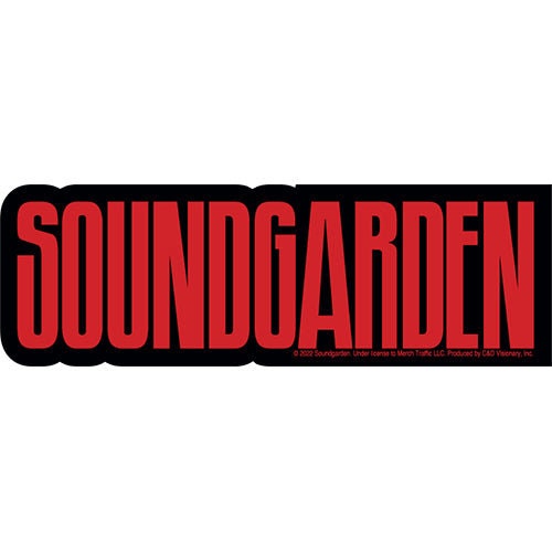SOUNDGARDEN Band Logo Sticker Decal - 6.25x2 Inch - Chris Cornell American Rock Band Vinyl Decal Sticker Craft Supply