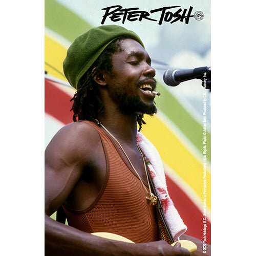 PETER TOSH Reggae Sticker Decal - 3.25x5 Inch - Jamaican Reggae Rastafari Music Vinyl Decal Sticker Craft Supply