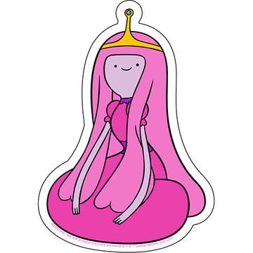 ADVENTURE TIME Princess Bubblegum Sticker Decal - 3.9x5.5 Inch - Finn Jake Dog Cartoon Network Vinyl Decal Sticker Craft Supply