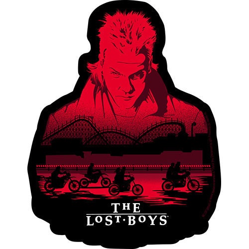 THE LOST BOYS Movie Poster Sticker Decal - 4.3x5.5 Inch - Sutherland Horror Vampire Movie Classic Vinyl Decal Sticker Craft Supply