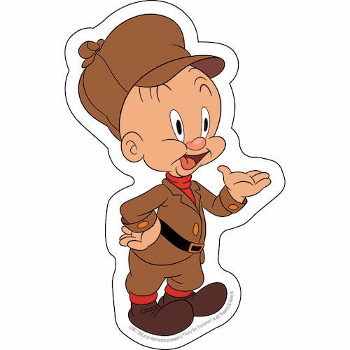 ELMER FUDD Sticker Decal - 3.2x5 Inch - Looney Tunes Merrie Melodies Cartoon Elmer Fudd Vinyl Sticker Decal Craft Supply
